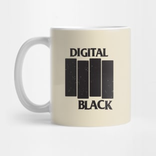 Digital Black (in black) Mug